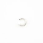 Handmade filigree ear cuff in sterling silver from above