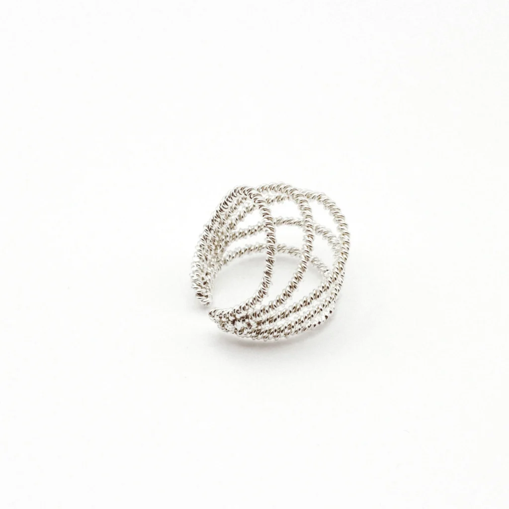 Silver Filigree Ear Cuff "The Shell"