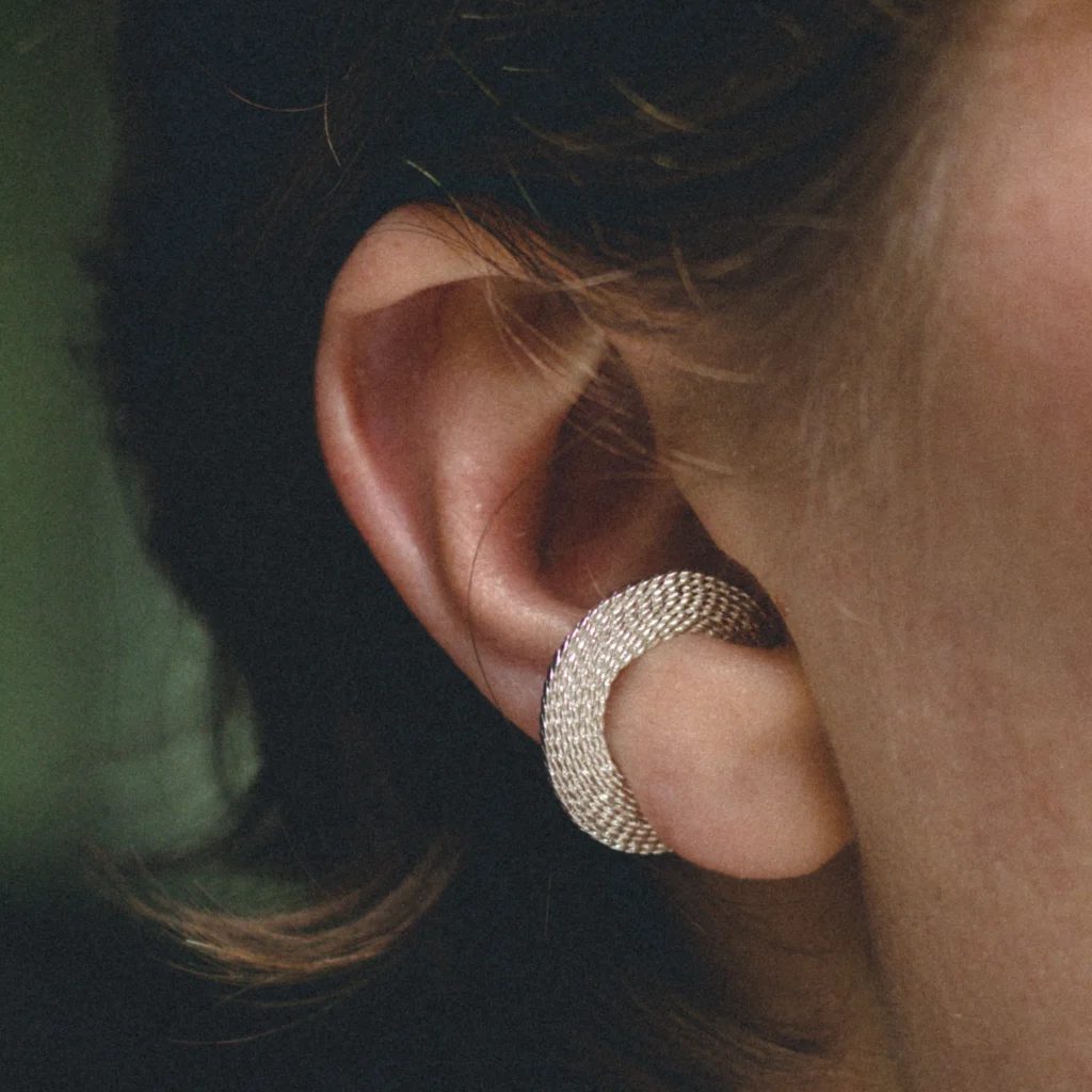 Silver Filigree Ear Cuff "Sundown"