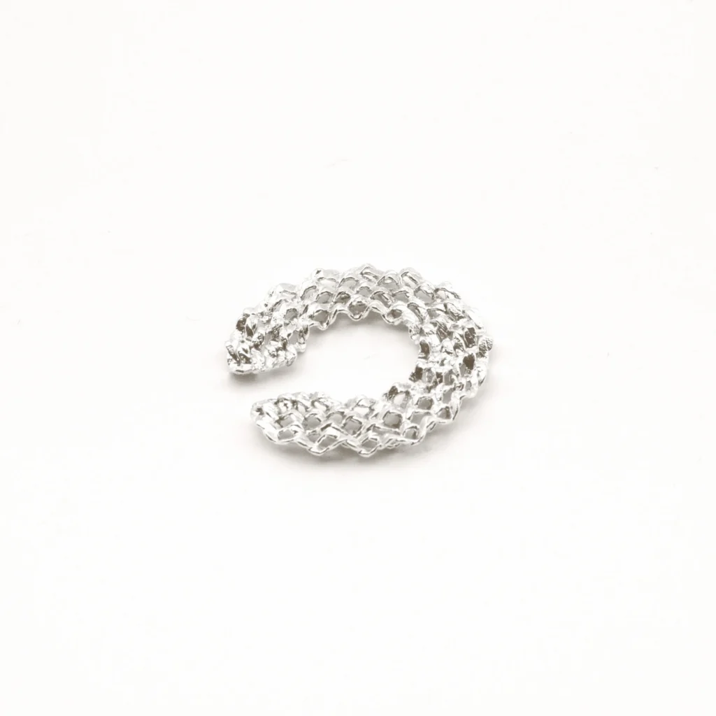 Silver Filigree Ear Cuff "Sunbeam"